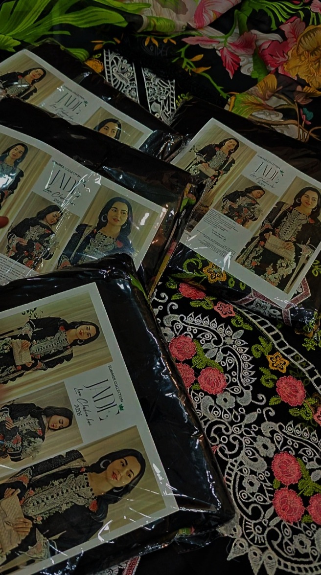 Oplus_16908288 Jade 3pcs Lawn Collection - Image 1