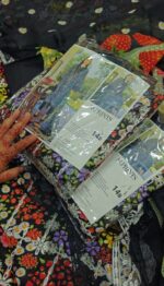 🖤 New Arrival: Maria B-inspired Jet Black 3PC Lawn Suit - Image 4