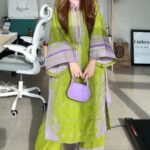 💚 Embroiza Parrot Green Lawn: Just 3150 ✨ for a chiffon dupatta and elegant embroidered look