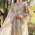 Maria B 3Pcs Lawn Article  ButterFly Design