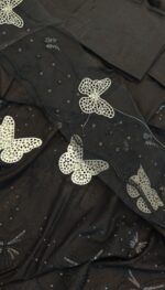 Maria B New Butterfly design Article In Black Color