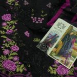 Mushq 3Pcs Lawn Article In Black Color